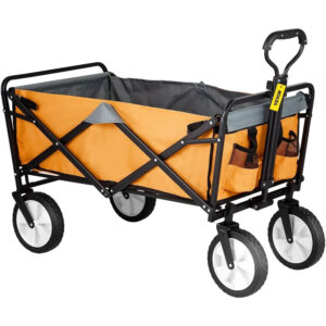 chariot camping orange